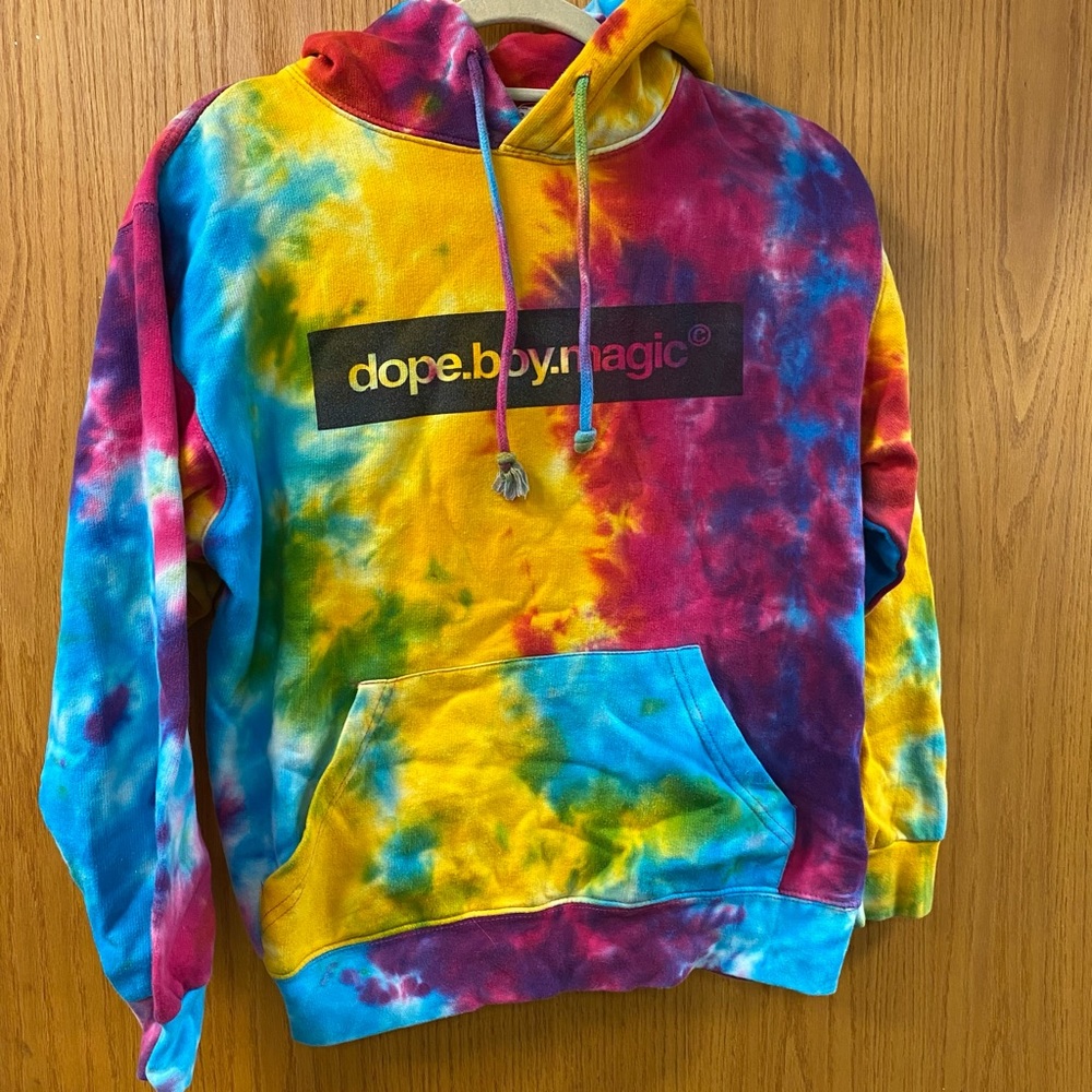 Dope boy magic tye die sweater